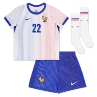 Maglia Calcio Francia Theo Hernandez #22 Seconda Divisa Bambino Europei 2024 Manica Corta (+ pantaloncini)